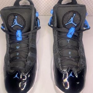 Nike Air Jordan 6 Rings GS Sz 5.5Y/ Womens 7 University Blue 323419-041